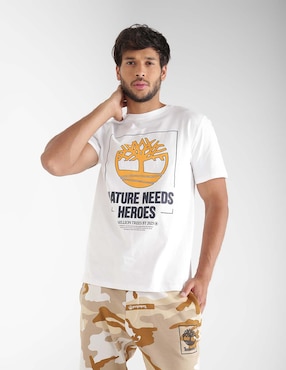 Playera Timberland cuello redondo para hombre
