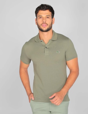 Playera Tipo Polo Lacoste Para Hombre