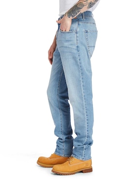Jeans straight Timberland lavado claro para hombre