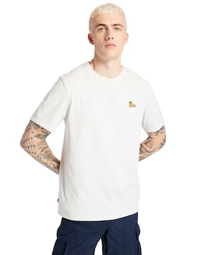 Playera Timberland Logo bota cuello redondo para hombre