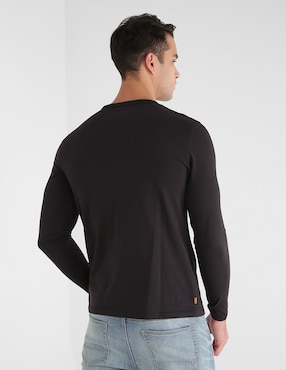 Playera Timberland Ls treelg ringer cuello redondo para hombre
