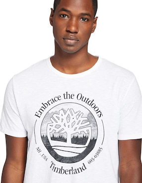 Playera Timberland cuello redondo para hombre