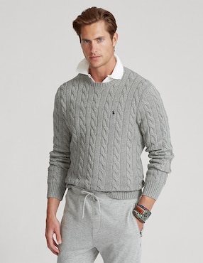 Sueter Polo Ralph Lauren Cuello Redondo Para Hombre