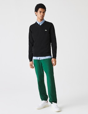 Suéter Lacoste cuello V para hombre