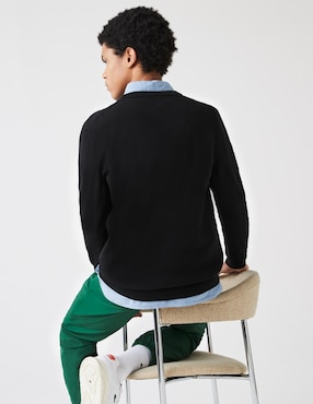 Suéter Lacoste cuello V para hombre