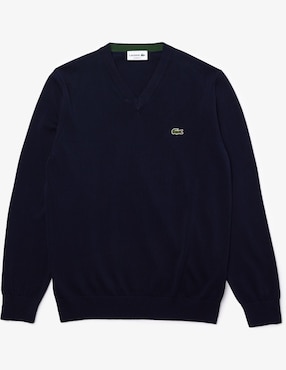 Suéter Lacoste cuello V para hombre