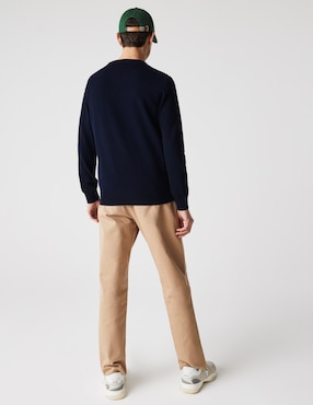 Suéter Lacoste cuello V para hombre