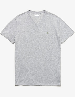 Playera Lacoste Cuello V Para Hombre