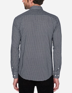 Camisa casual Original Penguin de algodón manga larga para hombre