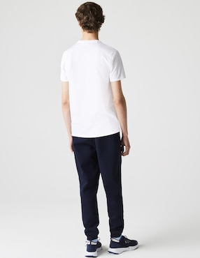 Playera Lacoste cuello V para hombre