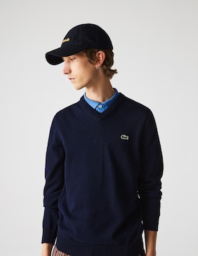 Suéter Lacoste cuello V para hombre