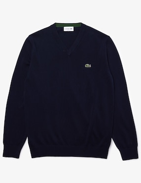 Suéter Lacoste cuello V para hombre