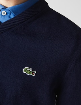 Suéter Lacoste cuello V para hombre
