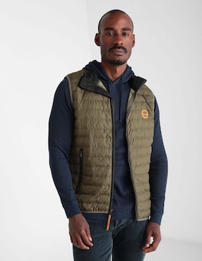 Chaleco Timberland impermeable con bolsillos para hombre