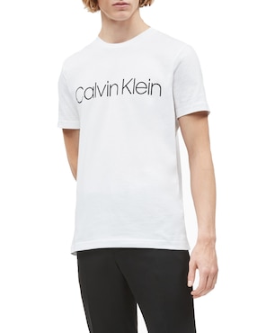 Playera Calvin Klein Cuello Redondo Para Hombre