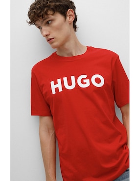 Playera HUGO cuello redondo para hombre