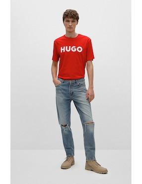 Playera HUGO cuello redondo para hombre