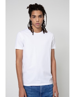 Playera Hugo cuello redondo para hombre