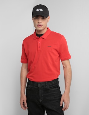 Playera tipo polo HUGO para hombre