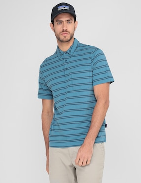 Playera Tipo Polo Patagonia Para Hombre