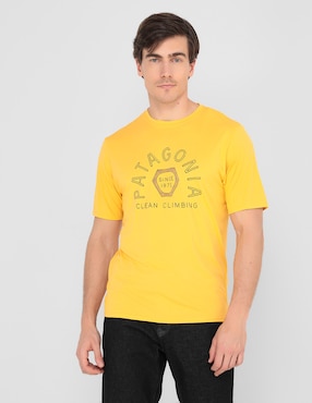Playera Patagonia cuello redondo para hombre