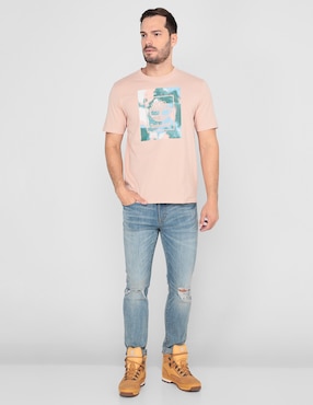 Playera Timberland cuello redondo para hombre