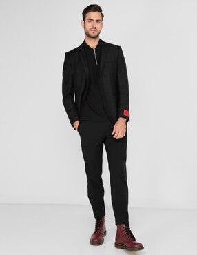 Pantalón slim Hugo de algodón para hombre