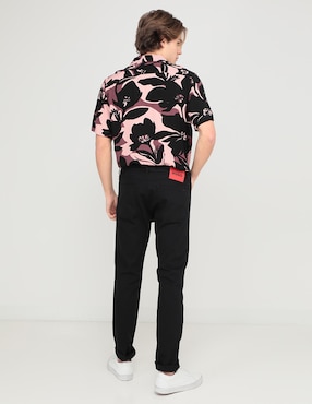 Jeans slim HUGO lavado obscuro para hombre