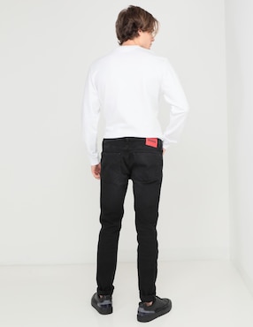 Jeans slim Hugo lavado obscuro para hombre