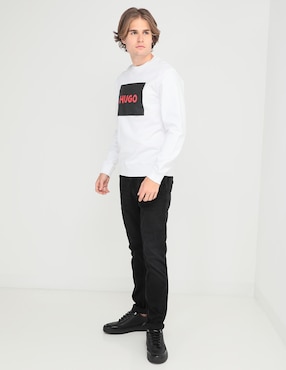Jeans slim Hugo lavado obscuro para hombre