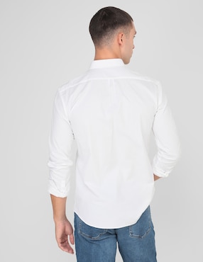 Camisa casual HUGO de algodón manga larga para hombre