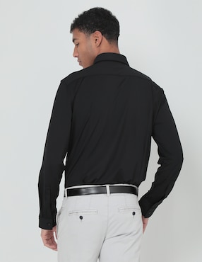 Camisa casual HUGO de manga larga para hombre