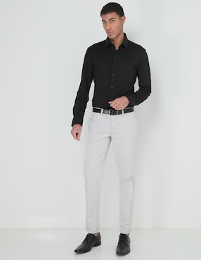 Camisa casual HUGO de manga larga para hombre