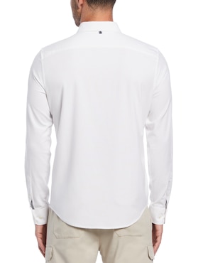 Camisa casual Original Penguin de algodón manga larga para hombre