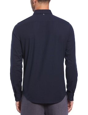 Camisa casual Original Penguin de algodón manga larga para hombre