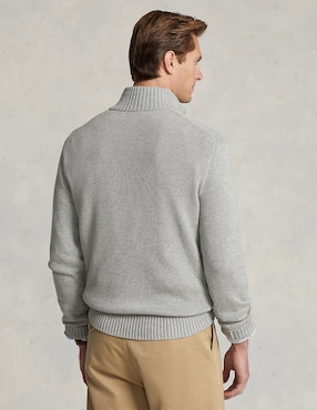 Sueter Polo Ralph Lauren cuello con cierre para hombre