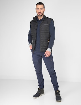 Chaleco Timberland impermeable con bolsillos para hombre
