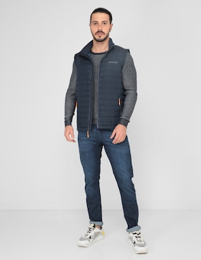 Chaleco Timberland impermeable con bolsillos para hombre