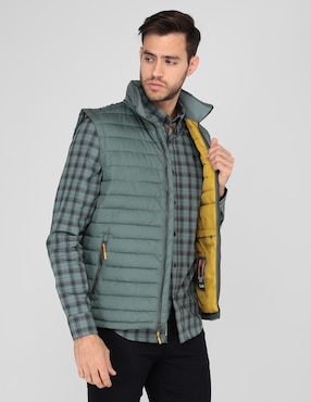 Chaleco Timberland impermeable con bolsillos para hombre