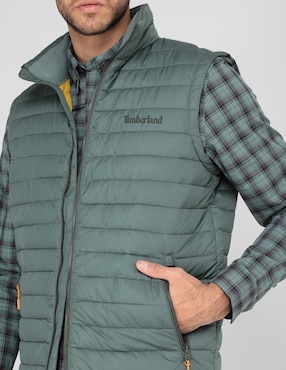 Chaleco Timberland impermeable con bolsillos para hombre