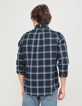 Camisa casual Timberland de algodón manga larga para hombre
