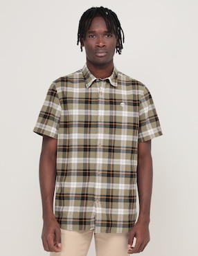 Camisa casual Timberland de algodón manga corta para hombre