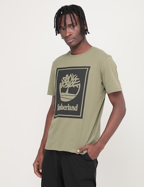 Playera Timberland Cuello Redondo Para Hombre