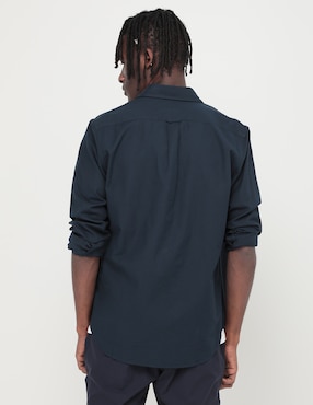 Camisa casual Timberland de algodón manga larga para hombre