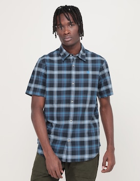Camisa casual Timberland de algodón manga corta para hombre