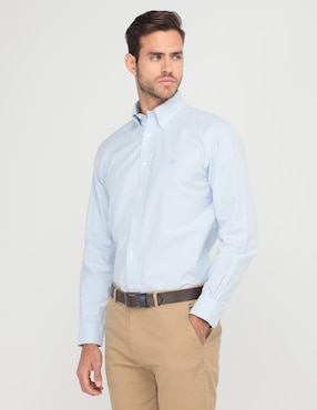 Camisa casual Brooks Brothers de algodón manga larga para hombre
