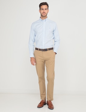 Camisa casual Brooks Brothers de algodón manga larga para hombre