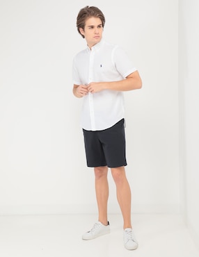 Camisa casual Polo Ralph Lauren de algodón manga corta para hombre