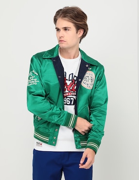 Chamarra casual Polo Ralph Lauren de algodón reversible para hombre