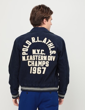Chamarra casual Polo Ralph Lauren de algodón reversible para hombre